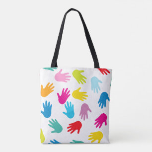 Tote Bag Mains colorées