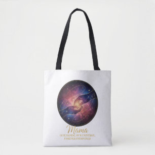 Tote Bag Mains de Maman Céleste Galaxie Univers