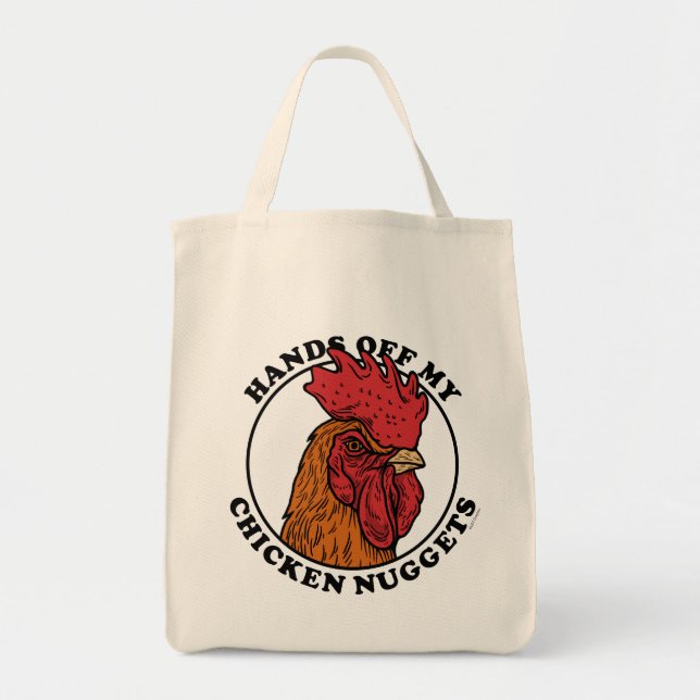 Tote Bag Mains De Mes Nuggets De Poulet (Devant)