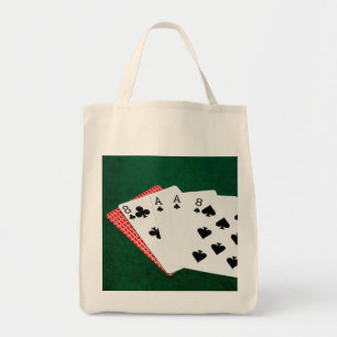 Tote Bag Mains de poker - Mains de l'homme mort