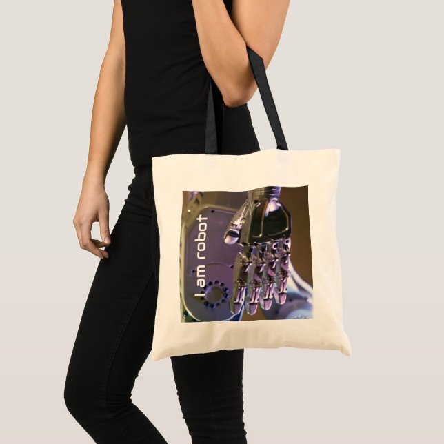 Tote Bag Mains de robot  (Devant (produit))