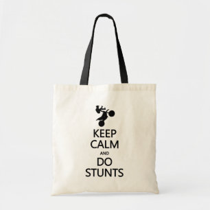 Tote Bag Maintenez calme et faites les cascades mettent en