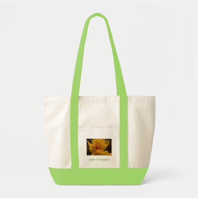 Tote Bag Maintenez-le simple par kpmd97& shway (Devant)