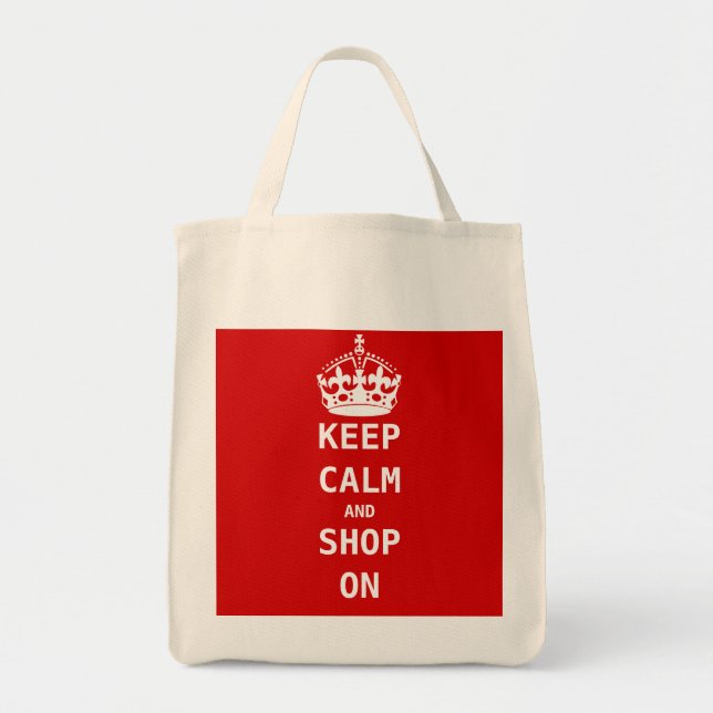 TOTE BAG MAINTENIR LE CALME ET COMMERCIALISER (Devant)