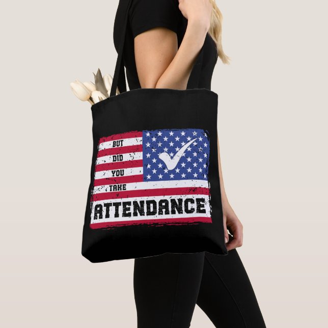 Tote Bag Mais Avez-Vous Pris Participation Professeur Ameri (De près)