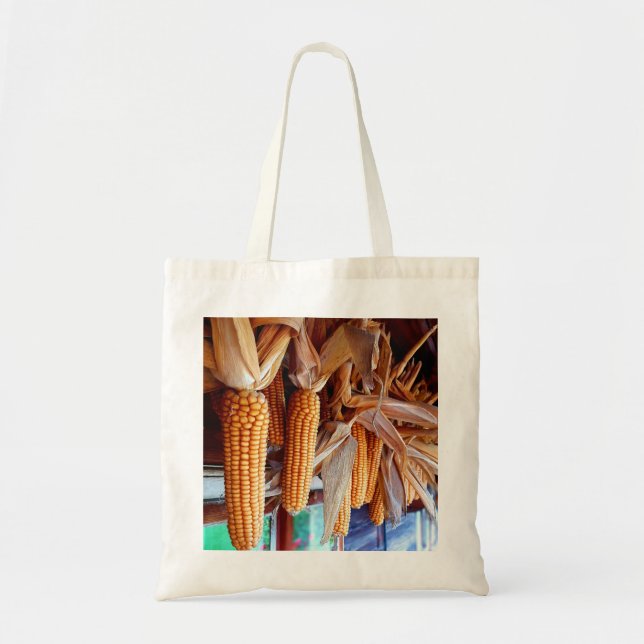 Tote Bag Maïs entier sec et poulets au verso (Devant)