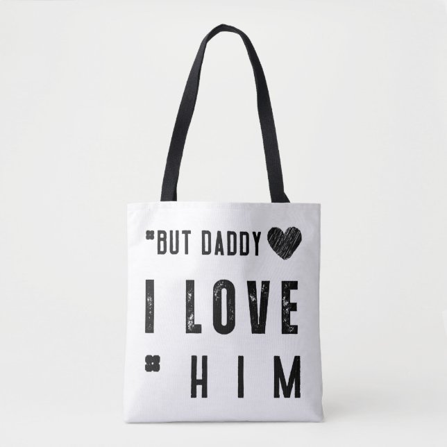 Tote Bag Mais Papa Je L'aime (Devant)