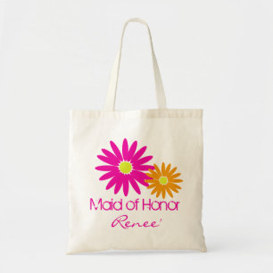 Tote Bag Maisées roses et orange