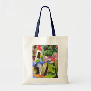 Tote Bag Maison avec arbres de Franz Marc, Art Vintage