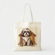 Maison de chien ludique Shih Tzu