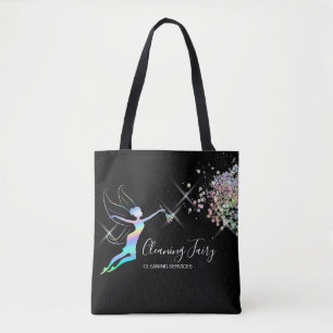 Tote Bag Maison de nettoyage domestique Étincelant Holograp
