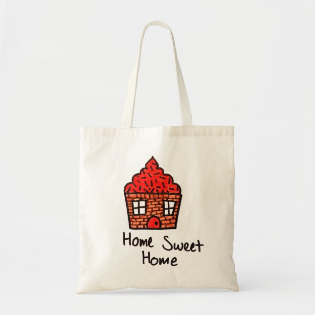 Tote Bag Maison douce à la maison (Devant)