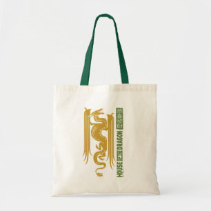 Tote Bag Maison du Dragon Gold & Green Nouvel An 恭 喜 財 發
