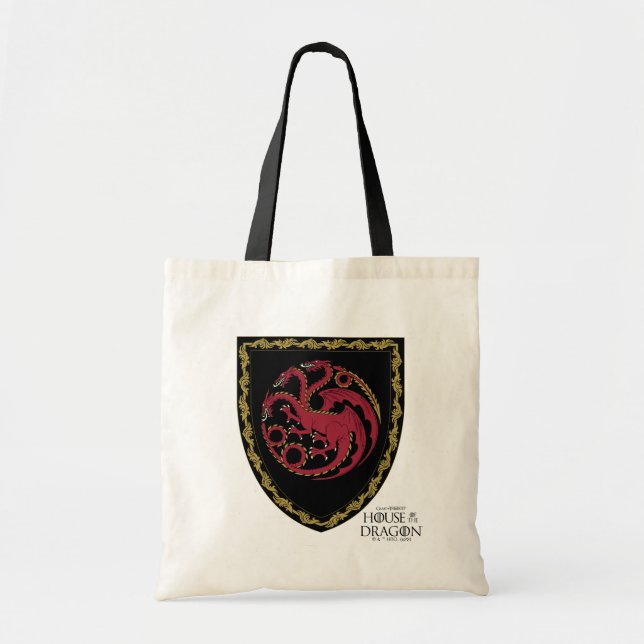 Tote Bag MAISON DU DRAGON | Maison Targaryen Crest (Devant)