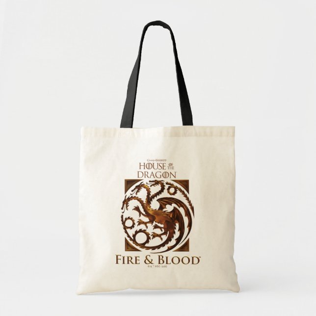 Tote Bag MAISON DU DRAGON | Maison Targaryen Sigil (Devant)