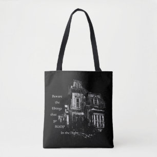 Tote Bag Maison hantée