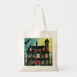 Tote Bag Maison hantée d'Halloween