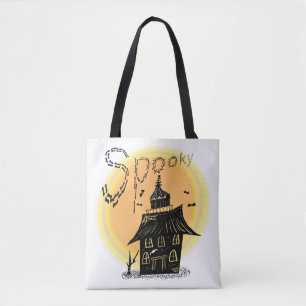 Tote Bag Maison Hantée Halloween Épouvante