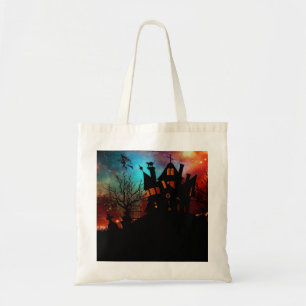 Tote Bag Maison hantée sur une colline