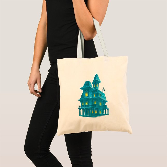 Tote Bag Maison haunted (Créateur téléchargé)