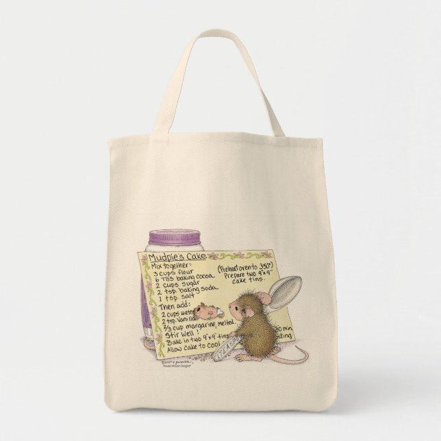 Tote Bag Maison-Souris Designs® - épicerie Fourre-tout (Devant)