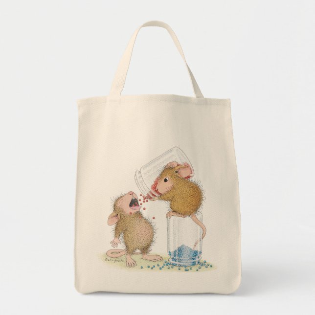 Tote Bag Maison-Souris Designs® - épicerie Fourre-tout (Devant)