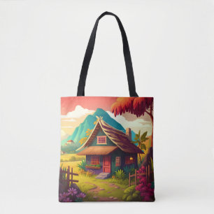 Tote Bag Maison traditionnelle philippine-36543