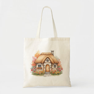 Tote Bag Maisonnette Mignonne Conte de Fées Cadeau de Maria