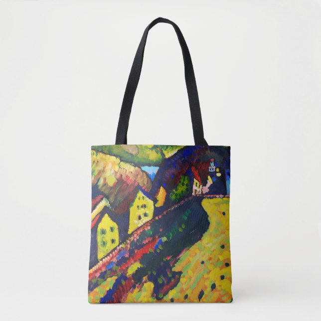 Tote Bag Maisons à Murnau, Wassily Kandinsky (Devant)