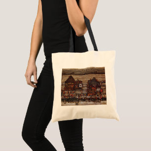 Tote Bag Maisons avec buanderie (Seeburg II) d'Egon Schiele