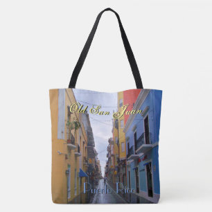 Tote Bag Maisons colorées du Vieux San Juan Porto Rico