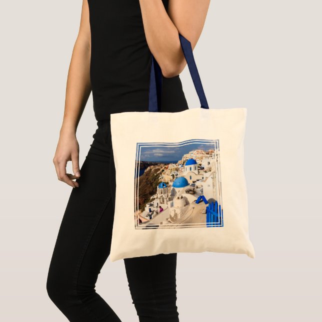 Tote Bag Maisons grecques traditionnelles (Devant (produit))