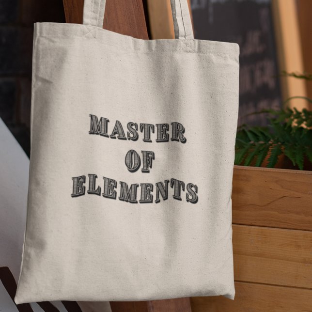 Tote Bag Maître des éléments Cadeau pour professeurs de chi (Shop now and elevate your chemistry teacher's style!)