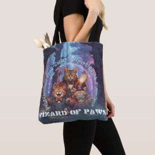 Tote Bag Maître des Pattes Amateur de Chat Fantastique