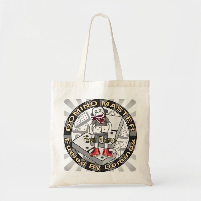 Tote Bag Maître du Domino Singe Chaussette (Devant)