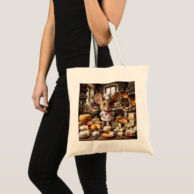Tote Bag Maître Fromager Souris (Devant (produit))