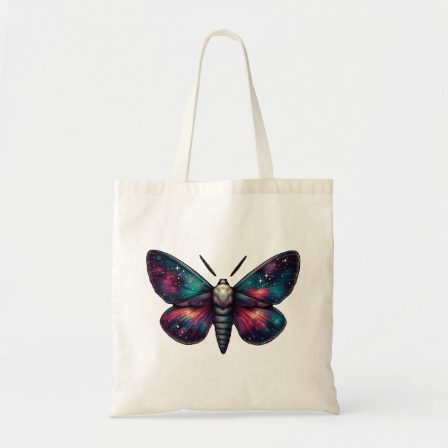 Tote Bag Majestic Céleste Moth - Space Mystic (Devant)