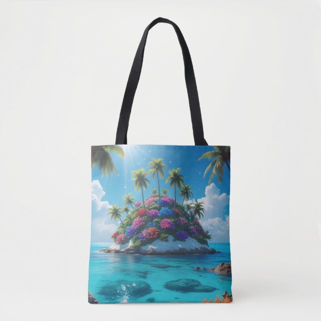 Tote Bag Majestic Island Pittoresque (Devant)