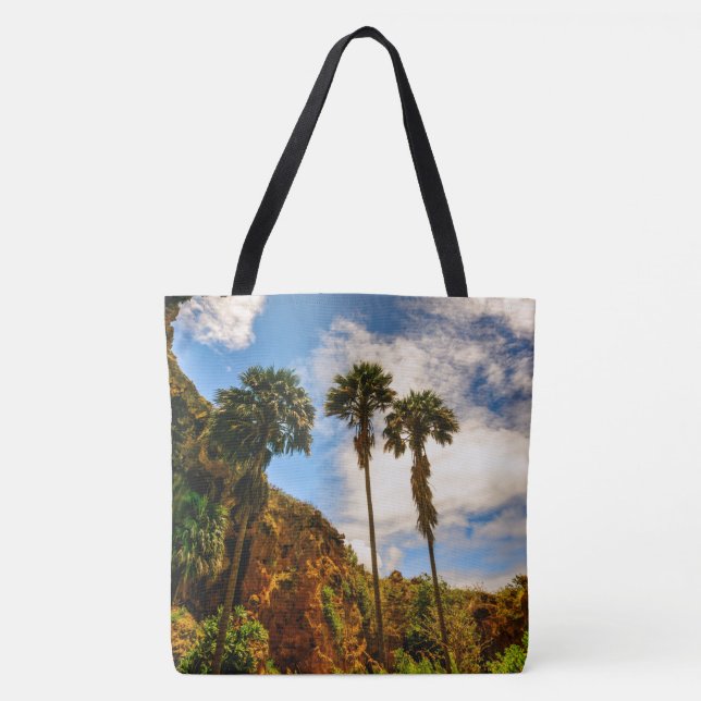 Tote Bag Makauwahi Cave Palms, Kauai, Hawaiian Beach Bag (Devant)
