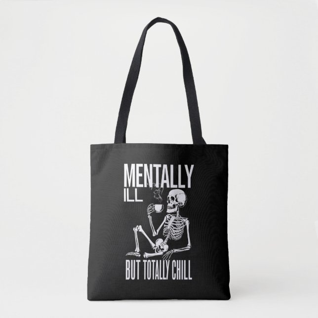 Tote Bag Maladie mentale, mais totalement froid Costume Hal (Devant)
