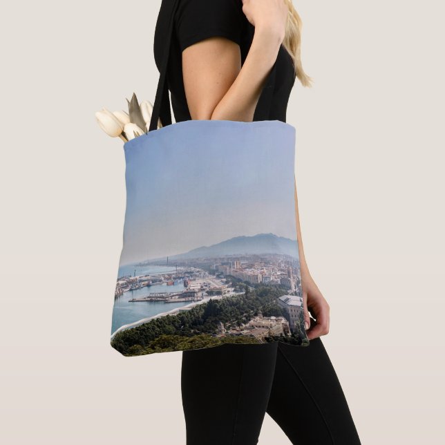Tote Bag Malaga, Espagne Panorama (De près)