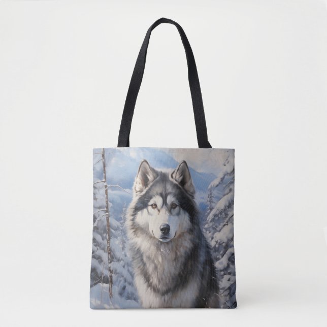Tote Bag Malamute d'Alaska (Devant)