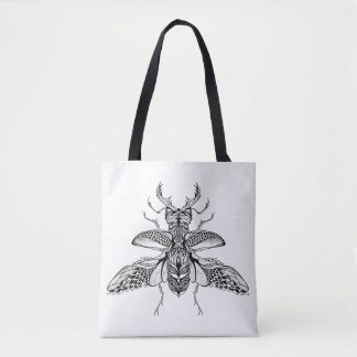 Tote Bag Mâle-Scarabée psychédélique inspiré 2