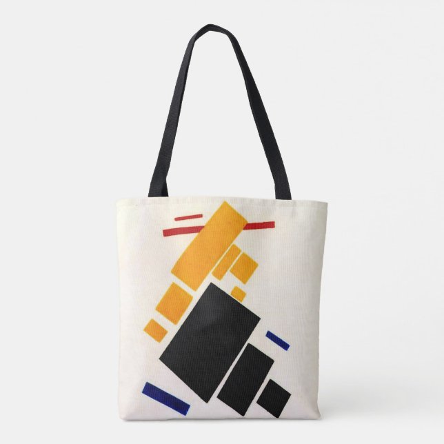 Tote Bag Malevich - Composition du suprématisme, avion (Dos)