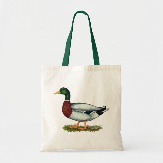 Tote Bag Mallard Duck Drake (Devant)