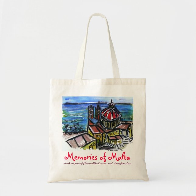 Tote Bag Malta Bag with print on both sides (Devant)