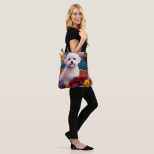 Tote Bag Maltais en canot : Une aventure panoramique