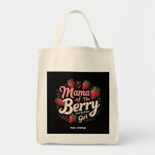 Tote Bag Mama Berry Premier Anniversaire Famille de Fraise