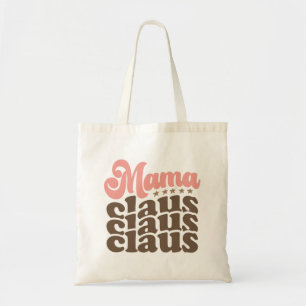 Tote Bag Mama Claus Retro Vacances de Noël Super