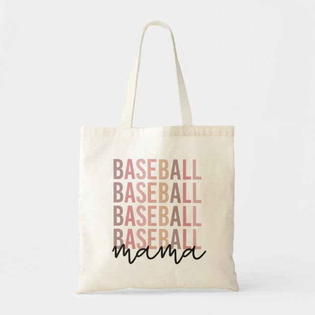 Tote Bag Mama de baseball | Cadeaux de maman de baseball (Devant)
